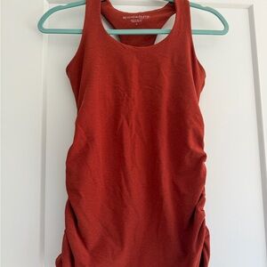Beyond the Bump / Beyond Yoga Maternity Tank in Rusty Orange Color Size Small